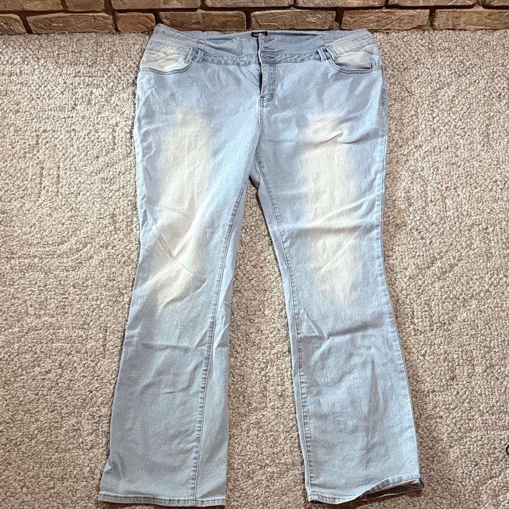 Classic Light Blue Boot Cut Women's Jeans